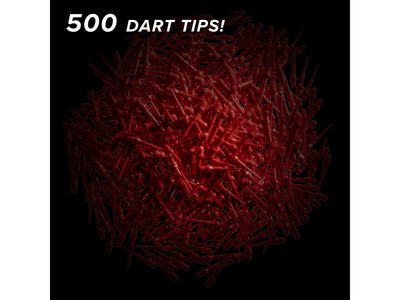 Viper Tufflex Tips II 2BA Red 500Ct Soft Dart Tips - HomeFitPlay