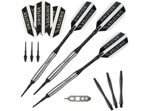 Image of Viper Sinister 95% Tungsten Soft Tip Darts Tapered Barrel 18 Grams - HomeFitPlay