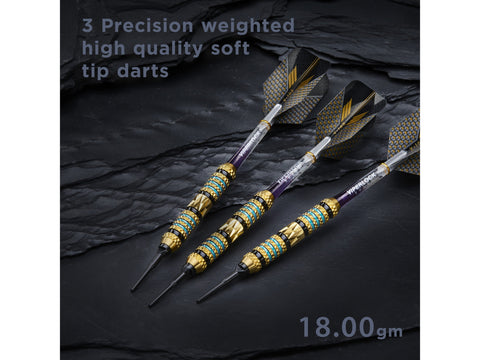 Image of Viper Wizard Blue/Black Soft Tip Darts 18 Grams - HomeFitPlay