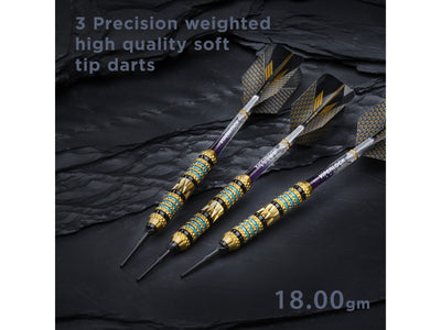 Viper Wizard Blue/Black Soft Tip Darts 18 Grams - HomeFitPlay