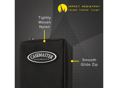 Casemaster Elite Jr Black Nylon Dart Case - HomeFitPlay