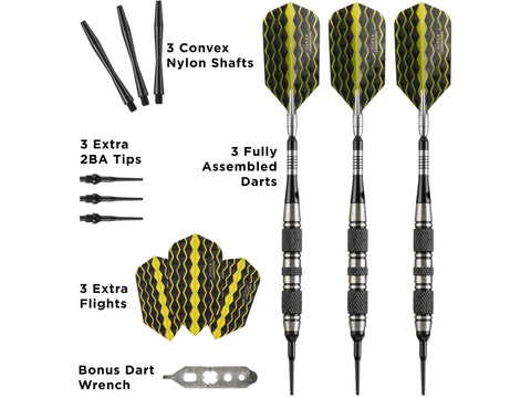 Image of Viper The Freak Soft Tip Darts 3 Knurled Rings Barrel 18 Grams - HomeFitPlay