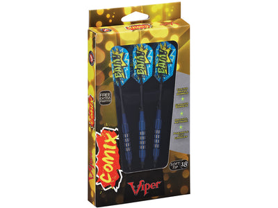 Viper Comix BAM! Soft Tip Darts Blue 18 Grams - HomeFitPlay
