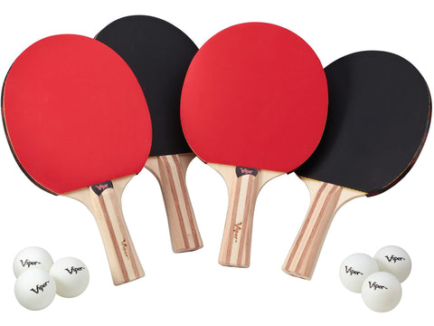 Image of Viper Two Star Tennis Table Four Racket and Six Ball Set - HomeFitPlay