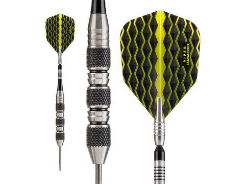 Image of Viper The Freak Steel Tip Darts Knurled and Shark Fin Barrel 22 Grams - HomeFitPlay