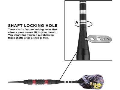 Viper Black Ice Red Soft Tip Darts - HomeFitPlay