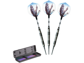 Elkadart Black Mamba 80% Tungsten Soft Tip Darts Thin Barrel - HomeFitPlay