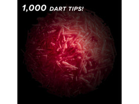 Viper Tufflex Tips III 2BA 1000Ct Soft Dart Tips Pink 