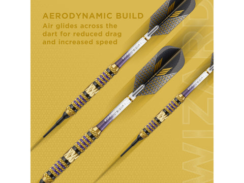 Image of Viper Wizard Purple/Black Soft Tip Darts 18 Grams - HomeFitPlay