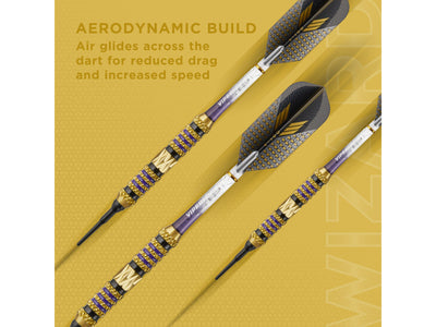 Viper Wizard Purple/Black Soft Tip Darts 18 Grams - HomeFitPlay