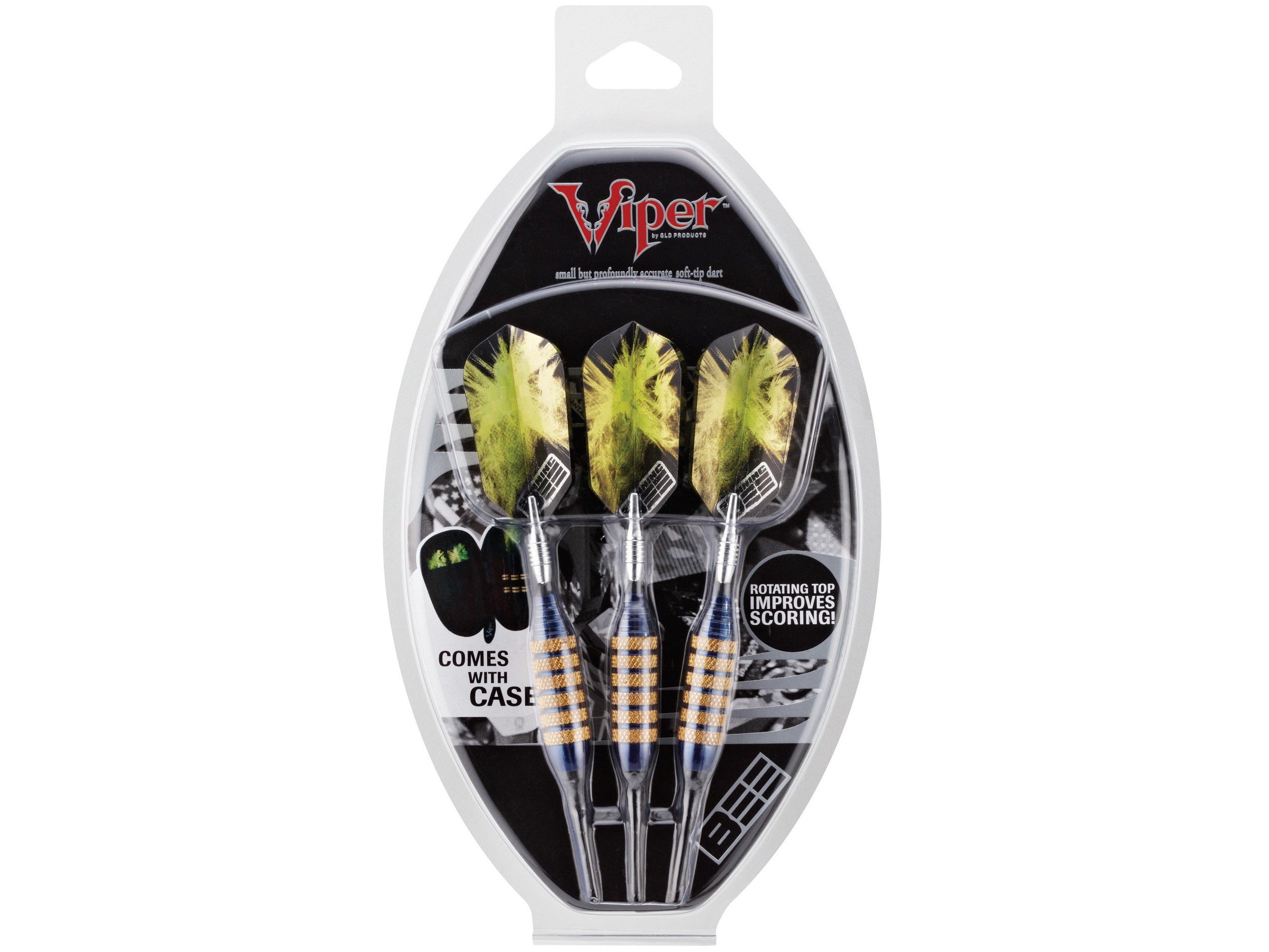 Viper Spinning Bee Blue Soft Tip Darts 16 Grams - HomeFitPlay