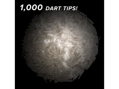 Viper Tufflex Tips III 2BA 1000ct Soft  Dart Tips White - HomeFitPlay