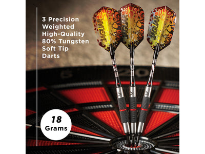 Viper Jaguar 80% Tungsten Soft Tip Darts Silver Barrel 18 Grams - HomeFitPlay