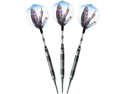 Elkadart Black Mamba 80% Tungsten Soft Tip Darts Thin Barrel - HomeFitPlay