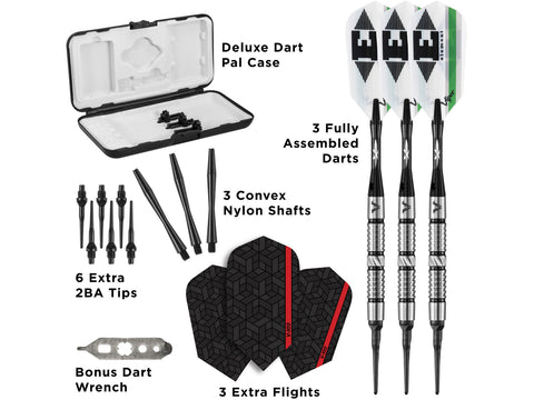 Image of Viper Element 90% Tungsten Soft Tip Darts Shark Kin Barrel 18 Grams - HomeFitPlay
