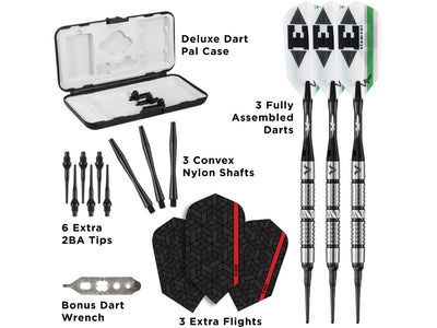 Viper Element 90% Tungsten Soft Tip Darts Shark Kin Barrel 18 Grams - HomeFitPlay