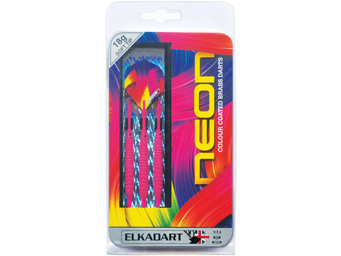Image of Elkadart Neon Pink Soft Tip Darts 18 Grams - HomeFitPlay