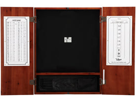 Viper Metropolitan Cinnamon Steel Tip Dartboard Cabinet - HomeFitPlay