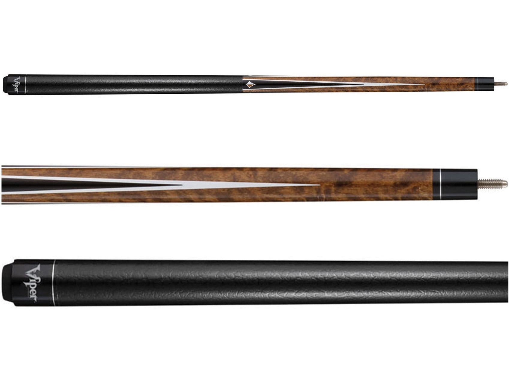 Viper Diamond Brown Stain Cue - HomeFitPlay