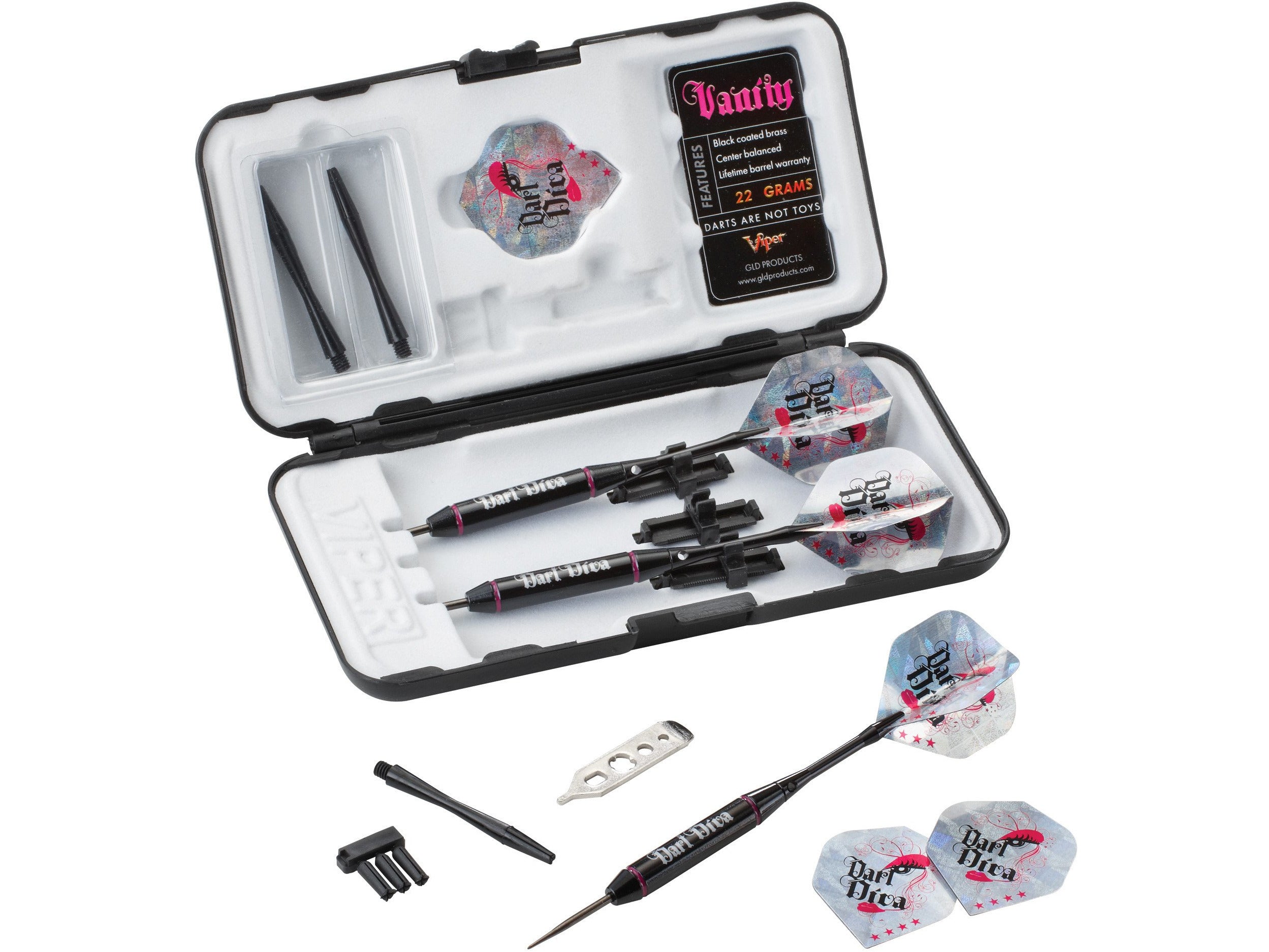 Viper Vanity Dart Diva Steel Tip Darts 22 Grams - HomeFitPlay