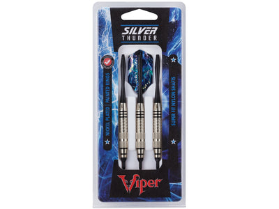 Viper Silver Thunder Soft Tip Darts 2 Knurled Rings 18 Grams - HomeFitPlay