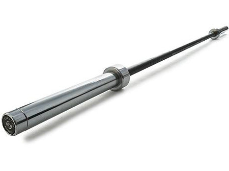 Olympic-Style Bar Black Zinc w/Chrome - HomeFitPlay