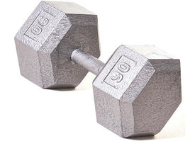 Hex Dumbbell w/ Straight Handle 90 lb - HomeFitPlay