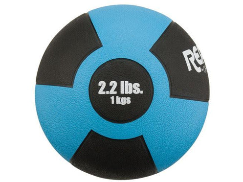 Reactor Rubber Medicine Ball (2.2 lb - Light Blue) - HomeFitPlay