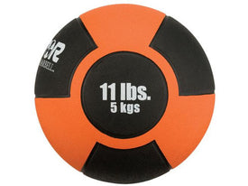 Reactor Rubber Medicine Ball (11 lb - Orange) - HomeFitPlay