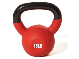 Champion Barbell&#174; Vinyl Coated Kettlebell (15lb) - HomeFitPlay