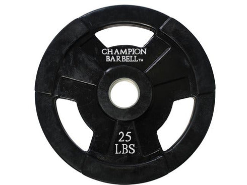 25lb. Olympic Rubber Coated Grip Plate - HomeFitPlay