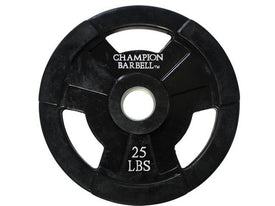 25lb. Olympic Rubber Coated Grip Plate - HomeFitPlay