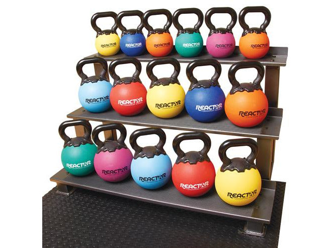 Reactor 8" Rubber Kettlebell (16lb) - HomeFitPlay