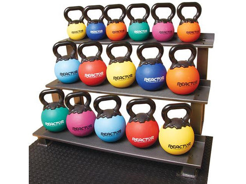 Reactor 8" Rubber Kettlebell (18lb) - HomeFitPlay