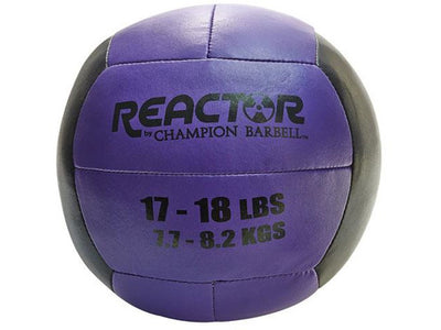 Reactor Medicine Ball (17-18 lb - Purple) - HomeFitPlay