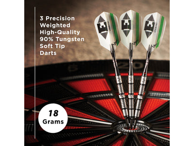 Viper Element 90% Tungsten Soft Tip Darts Shark Kin Barrel 18 Grams - HomeFitPlay