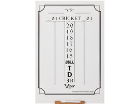 Viper Large Cricket Dry Erase Scoreboard 