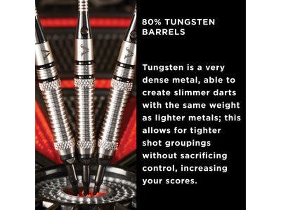 Viper Grim Reaper 80% Tungsten Soft Tip Darts Grooved Barrel 18 Grams - HomeFitPlay