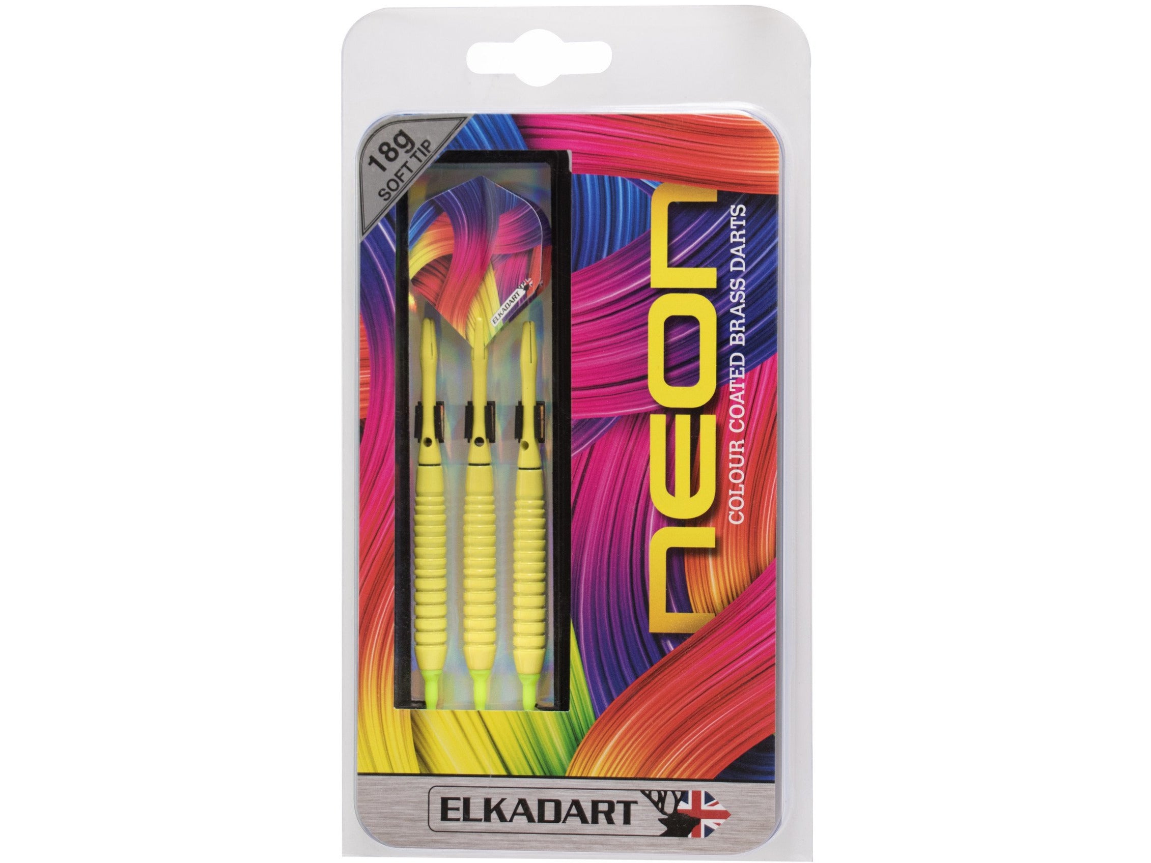 Elkadart Neon Yellow Soft Tip Darts 18 Grams - HomeFitPlay