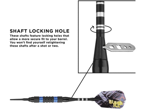 Image of Viper Black Ice Blue Soft Tip Darts - HomeFitPlay