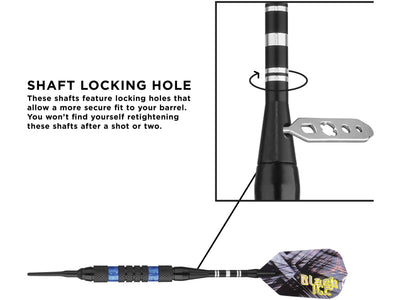 Viper Black Ice Blue Soft Tip Darts - HomeFitPlay