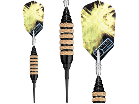 Image of Viper Spinning Bee Black Soft Tip Darts 16 Grams - HomeFitPlay