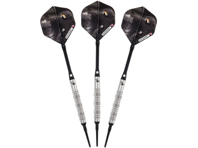 Elkadart Wizard 80% Tungsten Soft Tip Darts Knurled and Ringed Barrel - HomeFitPlay