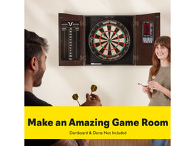 Viper Vault Deluxe Dartboard Cabinet with Pro Score 