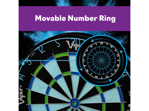 Image of Viper Chroma Sisal Dartboard - HomeFitPlay