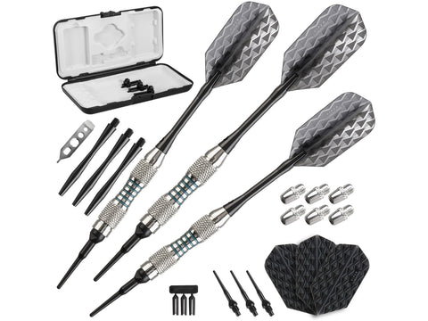 Image of Viper Bobcat Adjustable Soft Tip Darts Green Rings 16-19 Grams - HomeFitPlay