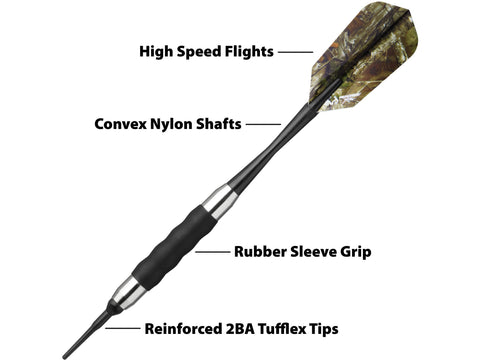 Image of Fat Cat Realtree Xtra Soft Tip Darts 16gm - HomeFitPlay