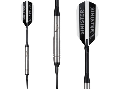 Image of Viper Sinister 95% Tungsten Soft Tip Darts Grooved Barrel 18 Grams - HomeFitPlay
