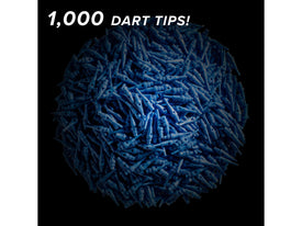 Viper Tufflex Tips SS 2BA Blue 1000Ct Soft Dart Tips 