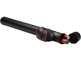 Casemaster Q-Vault Supreme Black with Red Trim Cue Case - HomeFitPlay